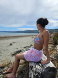Towel Wrap - Daisy Pink