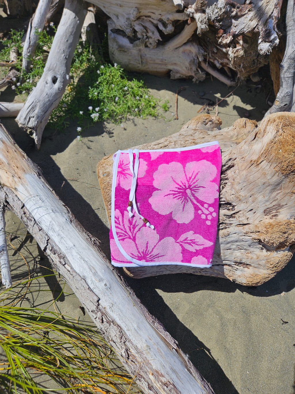 Towel Wrap - Hibiscus Purple